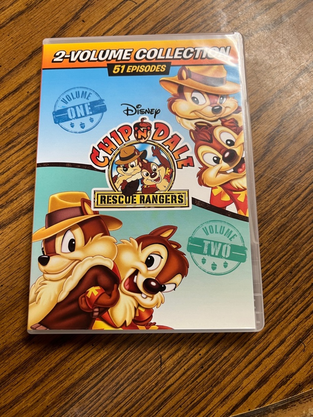 Disney Chip 'n Dale Rescue Rangers 2-Volume Collection - Teal/Blue Cover